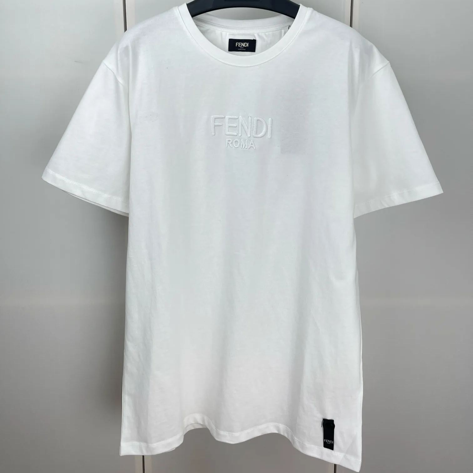 FENDI T-Shirt Cotton White (FY1319ATLAF0QA0）