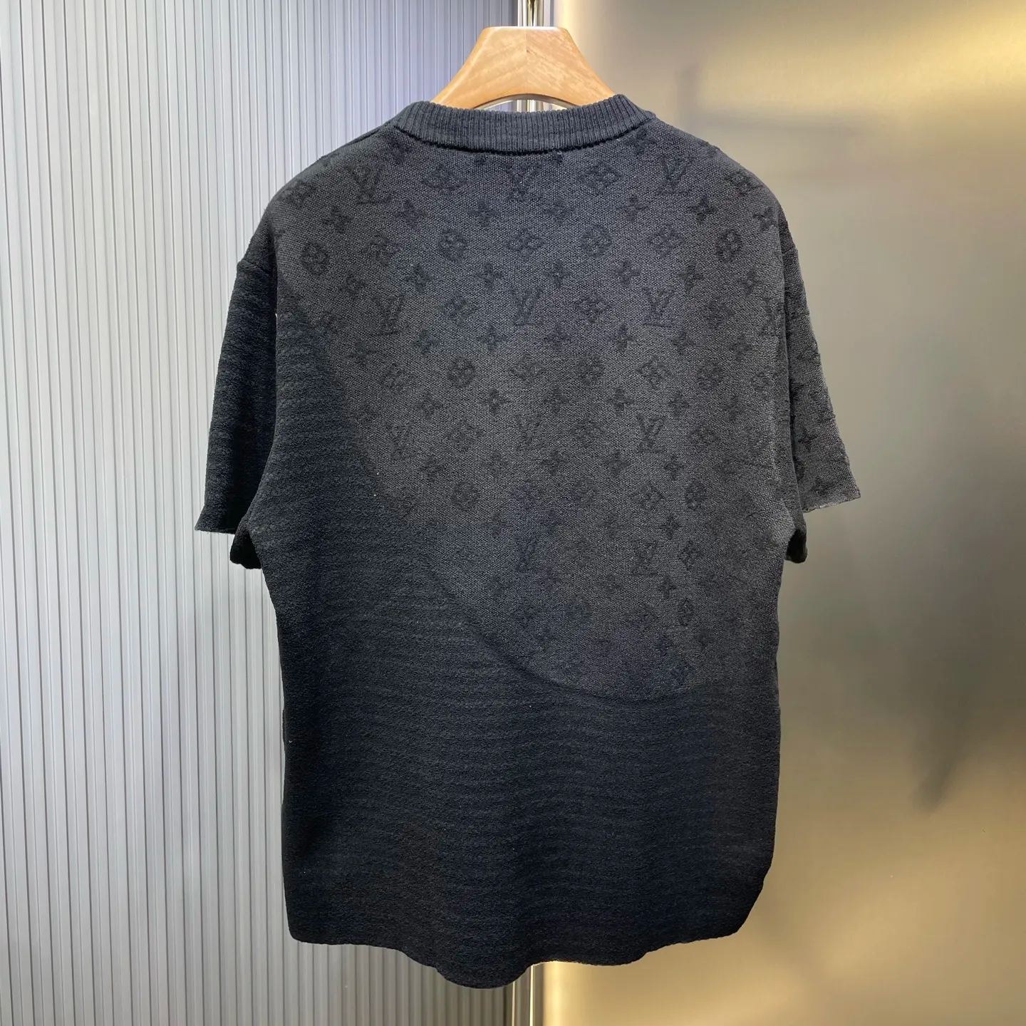 Louis Vuitton Monogram short sleeve jacquard crew neck T-shirt（1AHCMQ）