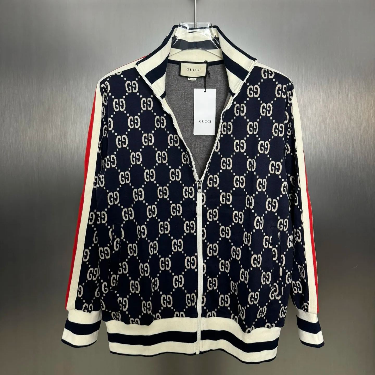 GUCCI GG Jacquard Cotton Jacket（496919-X9V05-4245）