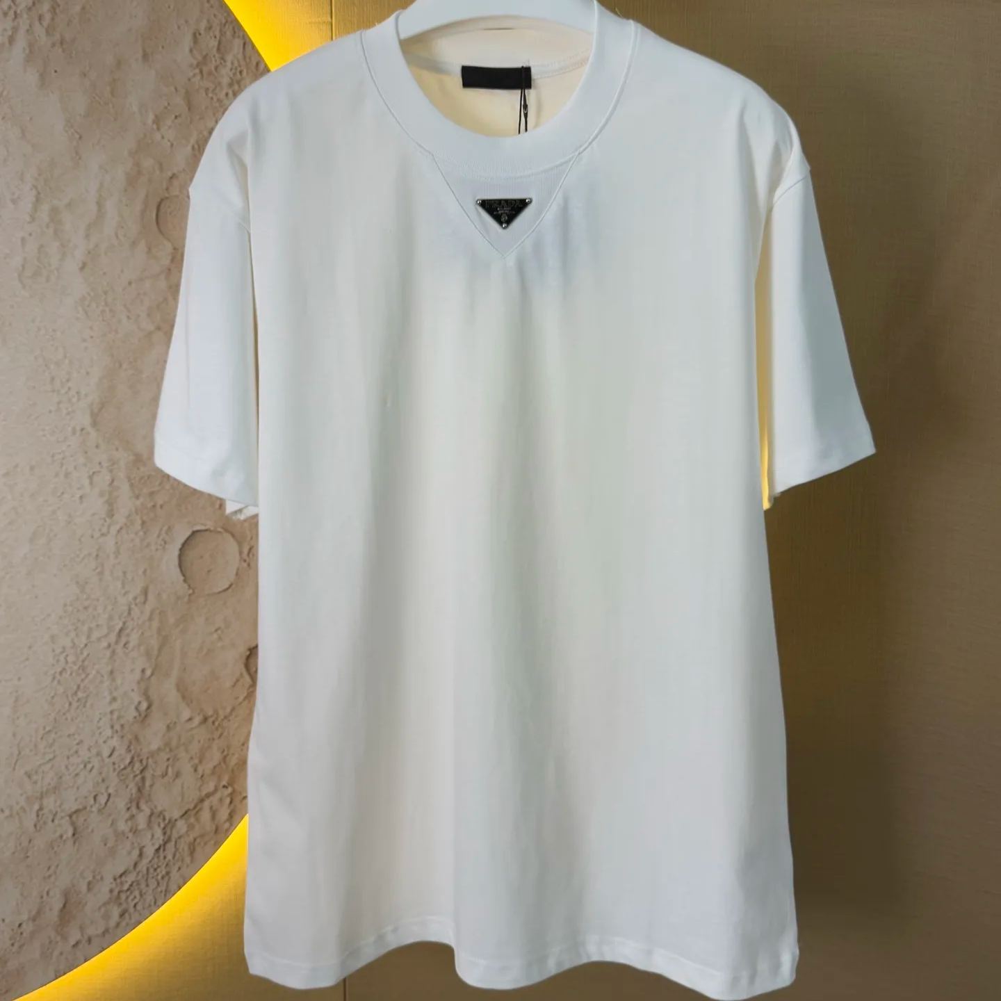 PRADA Black Cotton T-shirt（UJN824-11ZM-F0009-S-222）