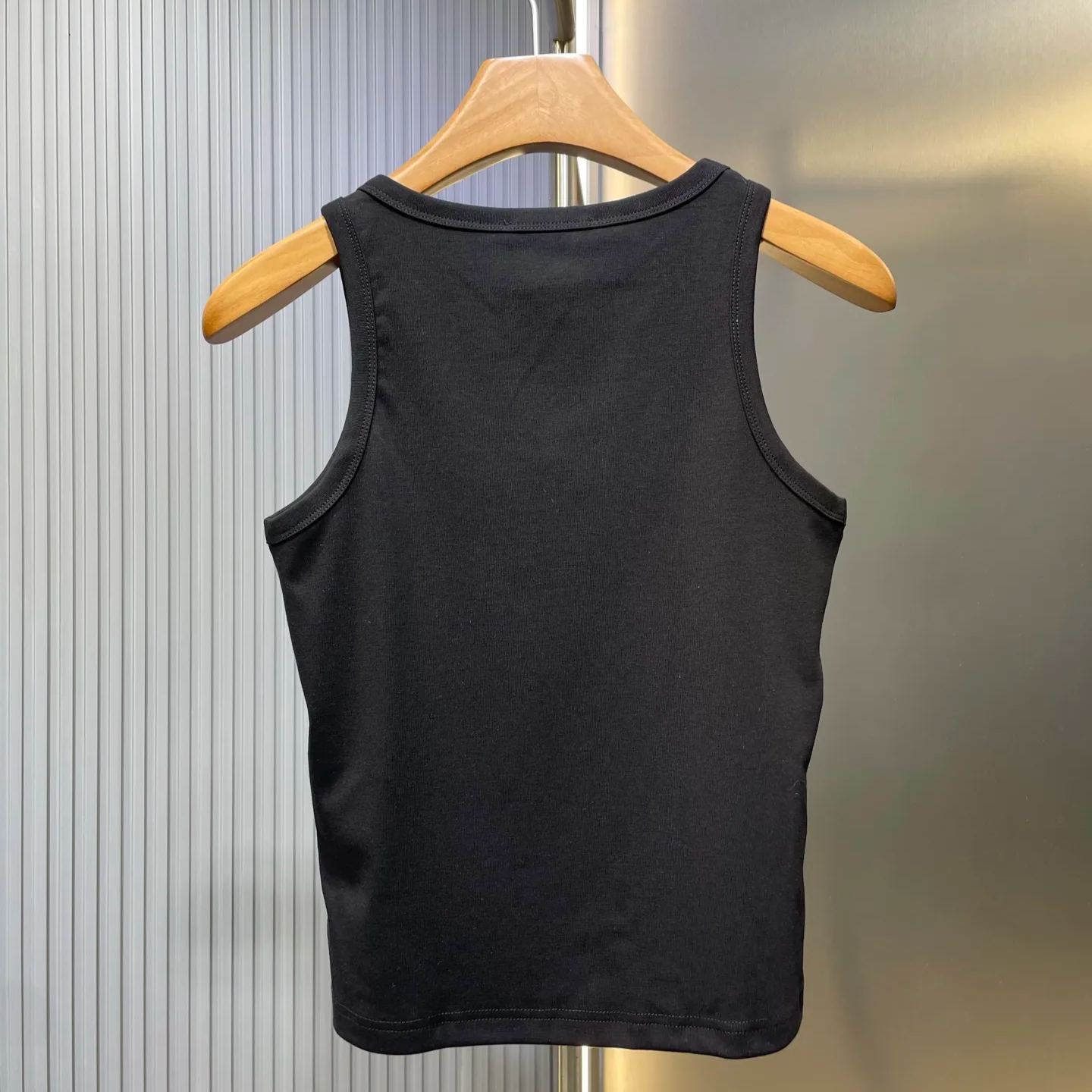 PRADA Navy Ribbed Knit Top（39576L-14L0-F0008）