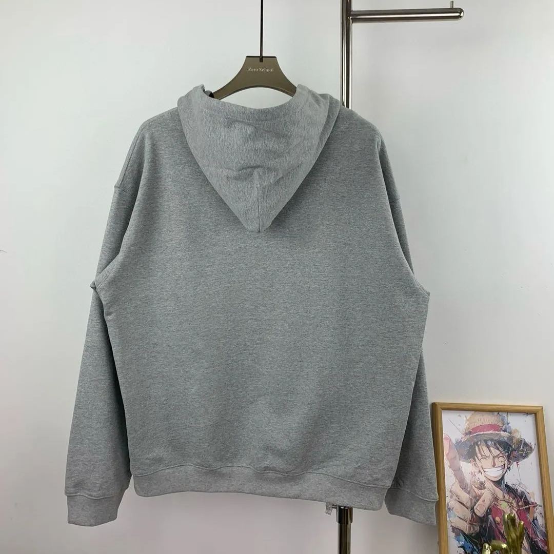 MIU MIU Cotton fleece zip-up hoodie（MJL023-15AU-F0031-S-OOO）