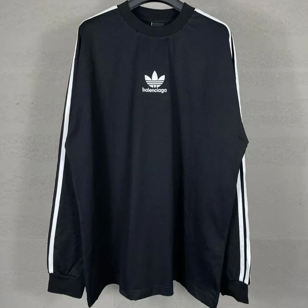 Balenciaga x adidas Long Sleeve T-Shirt Oversized（27OGTU77）