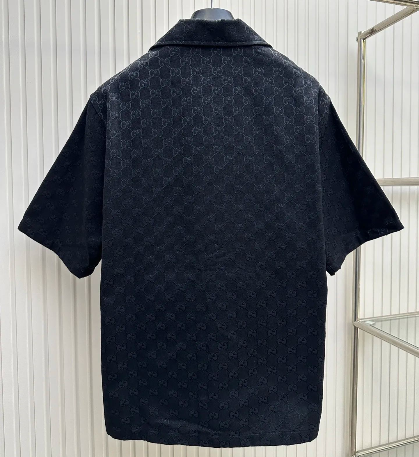 Gucci Tiziano Red Cotton Shirt（811732-ZASO2-6052）