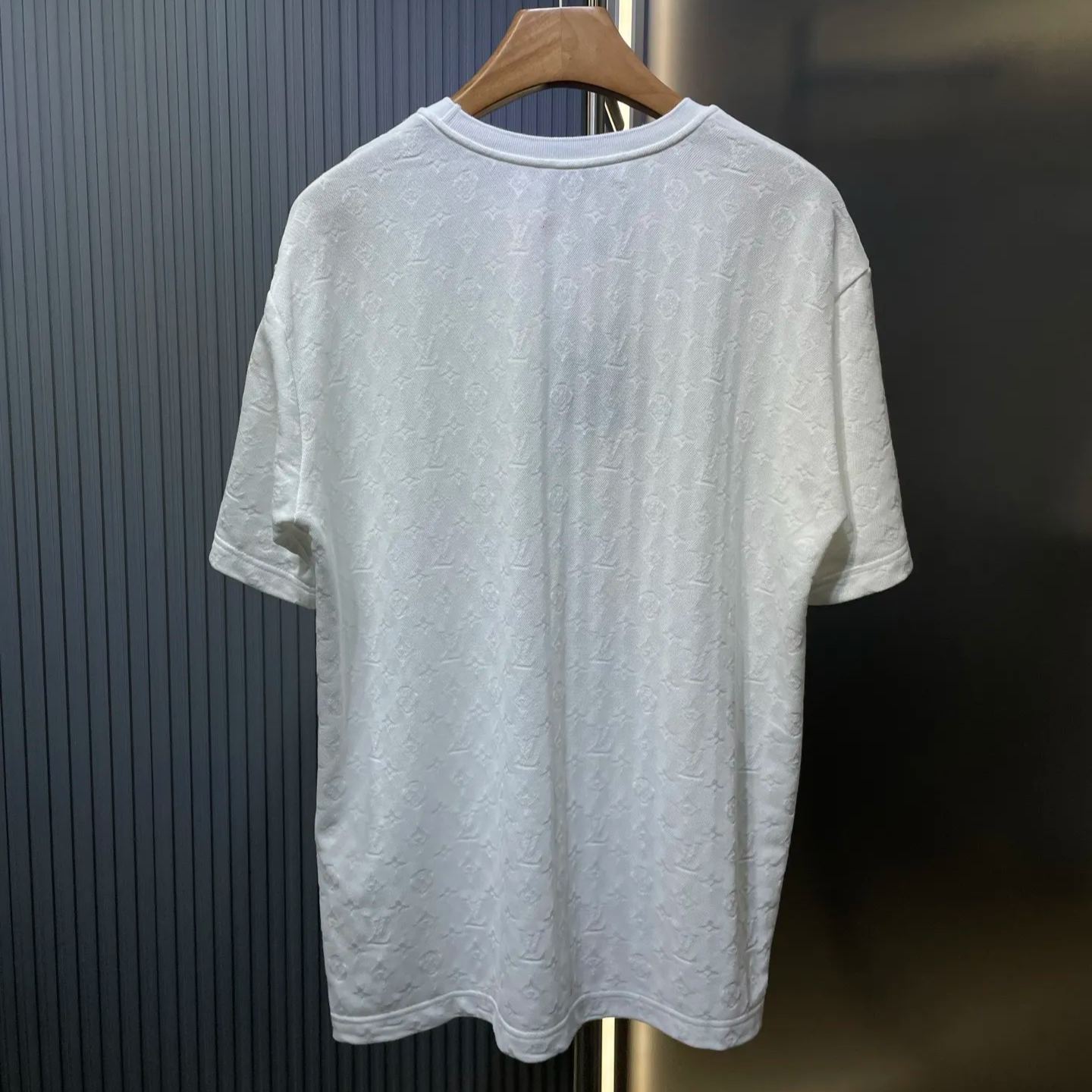 Louis Vuitton Monogram Fil Coupe Cotton T-Shirt（1AFQ51）