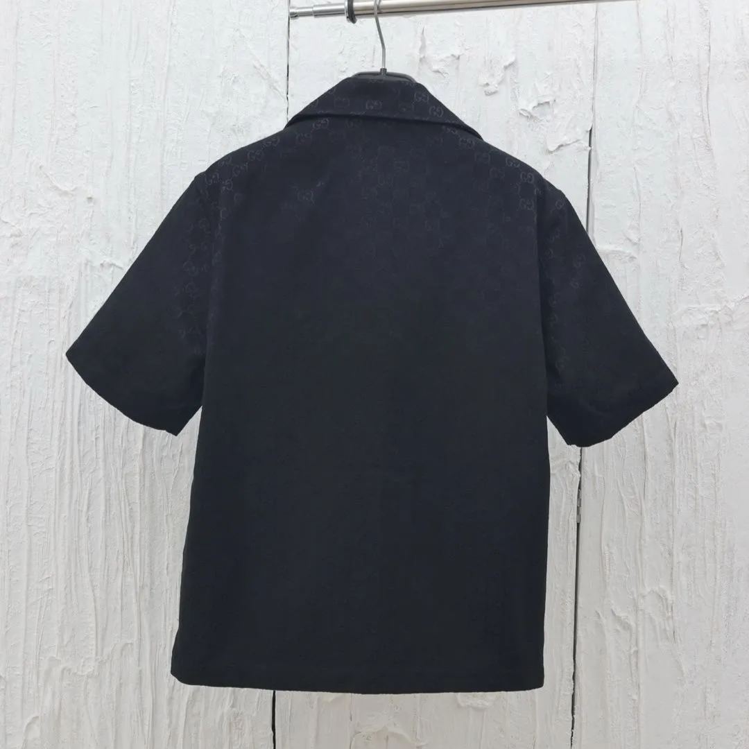 GUCCI linen blend canvas shirt（123647）