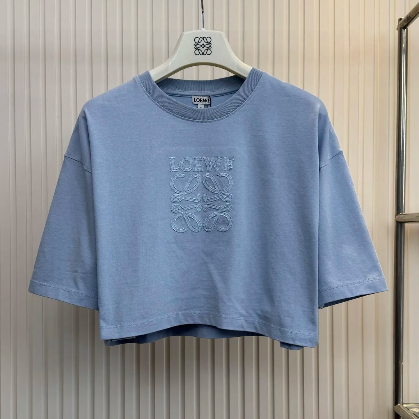 LOEWE Cropped T-shirt （S359Y22X84-5140）