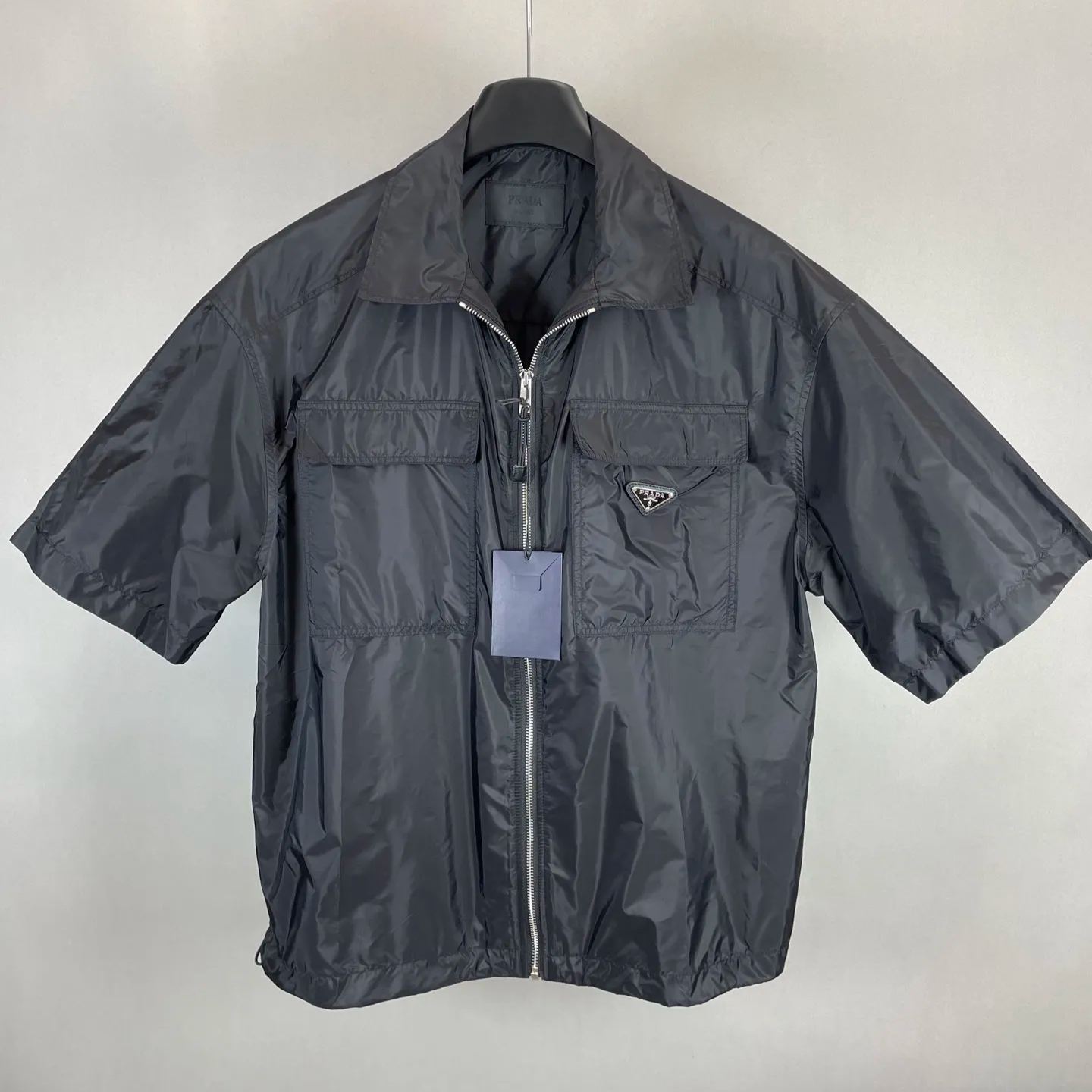 PRADA SHORT-SLEEVED SHIRTS  (SC758-1WQ9-F0161-S-OOO）