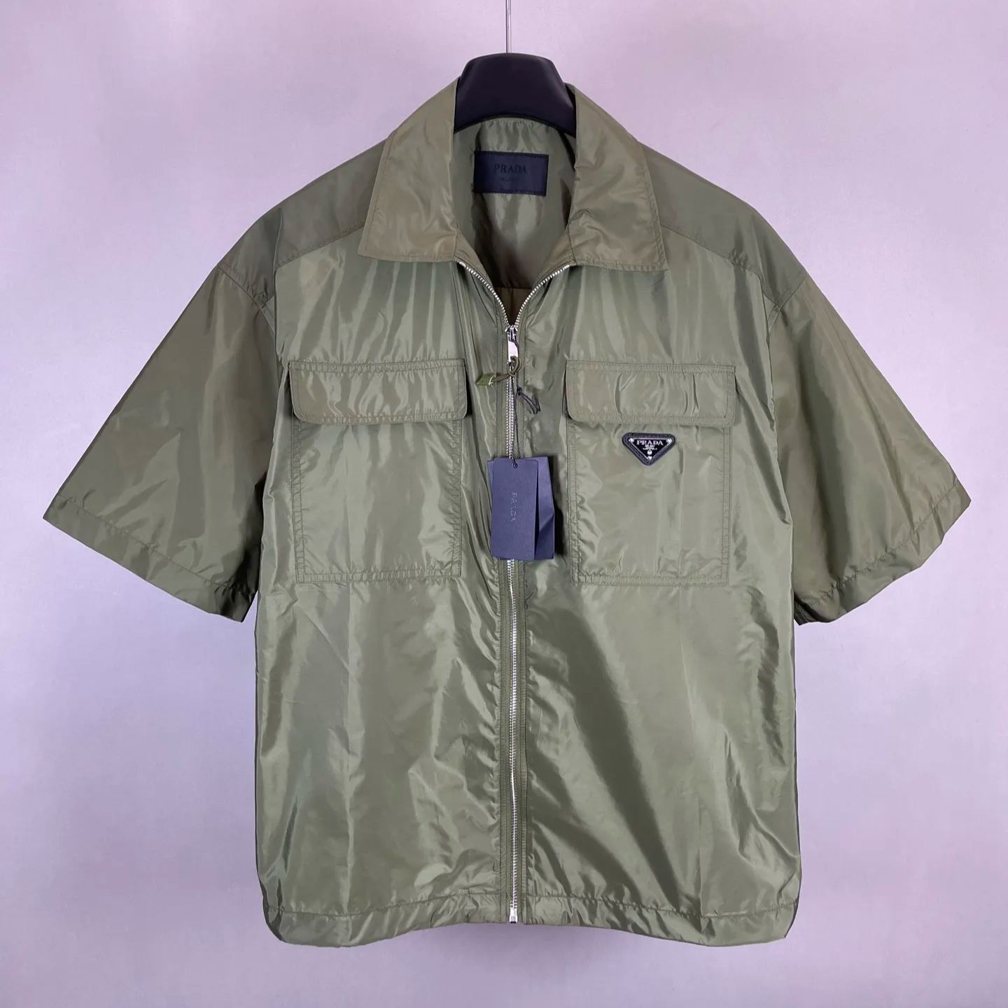 PRADA SHORT-SLEEVED SHIRTS  (SC758-1WQ9-F0161-S-OOO）