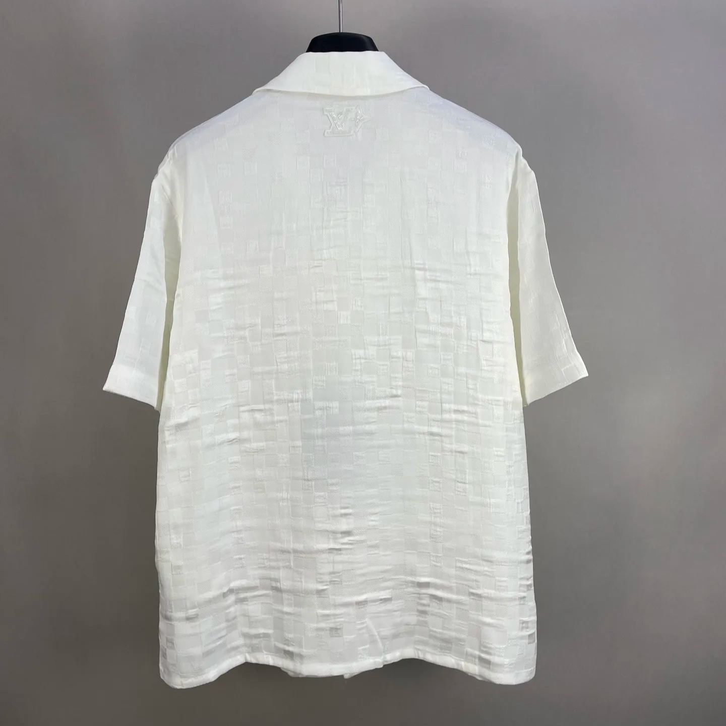 Louis Vuitton Graphic Jacquard Short-Sleeved Shirt Black（1AHCH2）