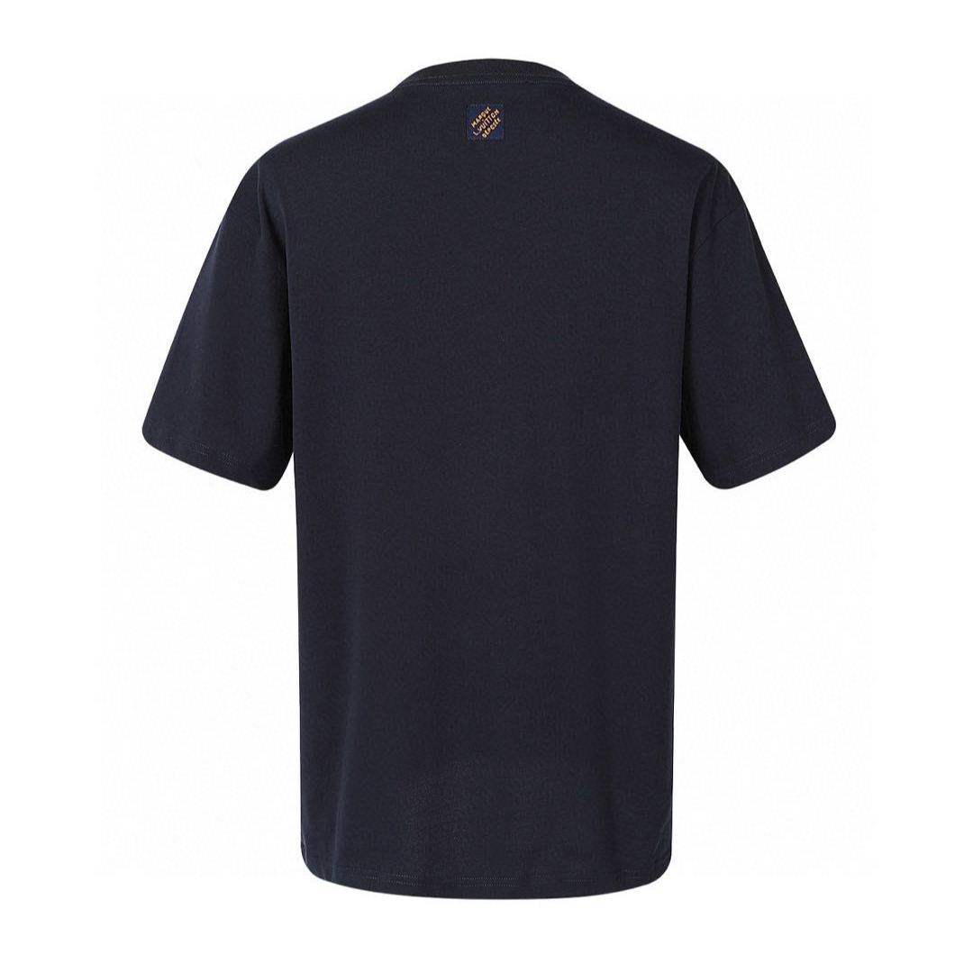 Louis Vuitton LV Vers Embellished Short Sleeve T-Shirt（1AGHXQ）