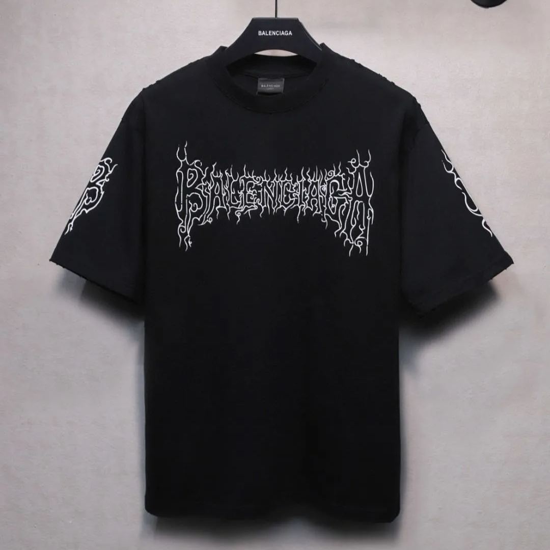 Balenciaga Dark Wave Oversized T-Shirt(25IFET77 ) Balenciaga Dark Wave Oversized T-Shirt(25IFET77 )