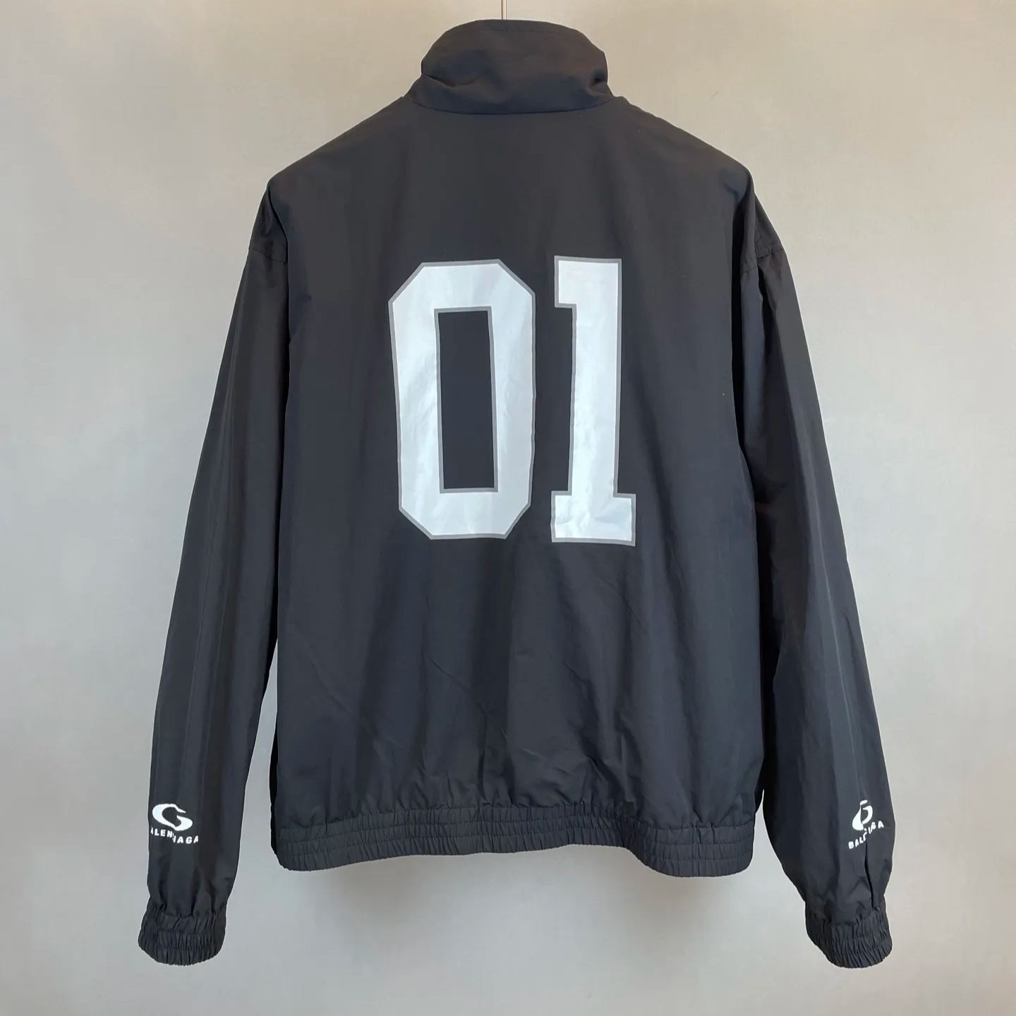 BALENCIAGA Men's Basketball Series Tracksuit Jacket "Black" (822226TPQ381000）