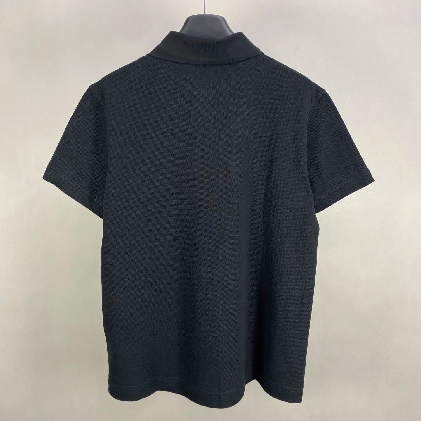 BURBERRY Cotton Polo Shirt in Coal（80975281）