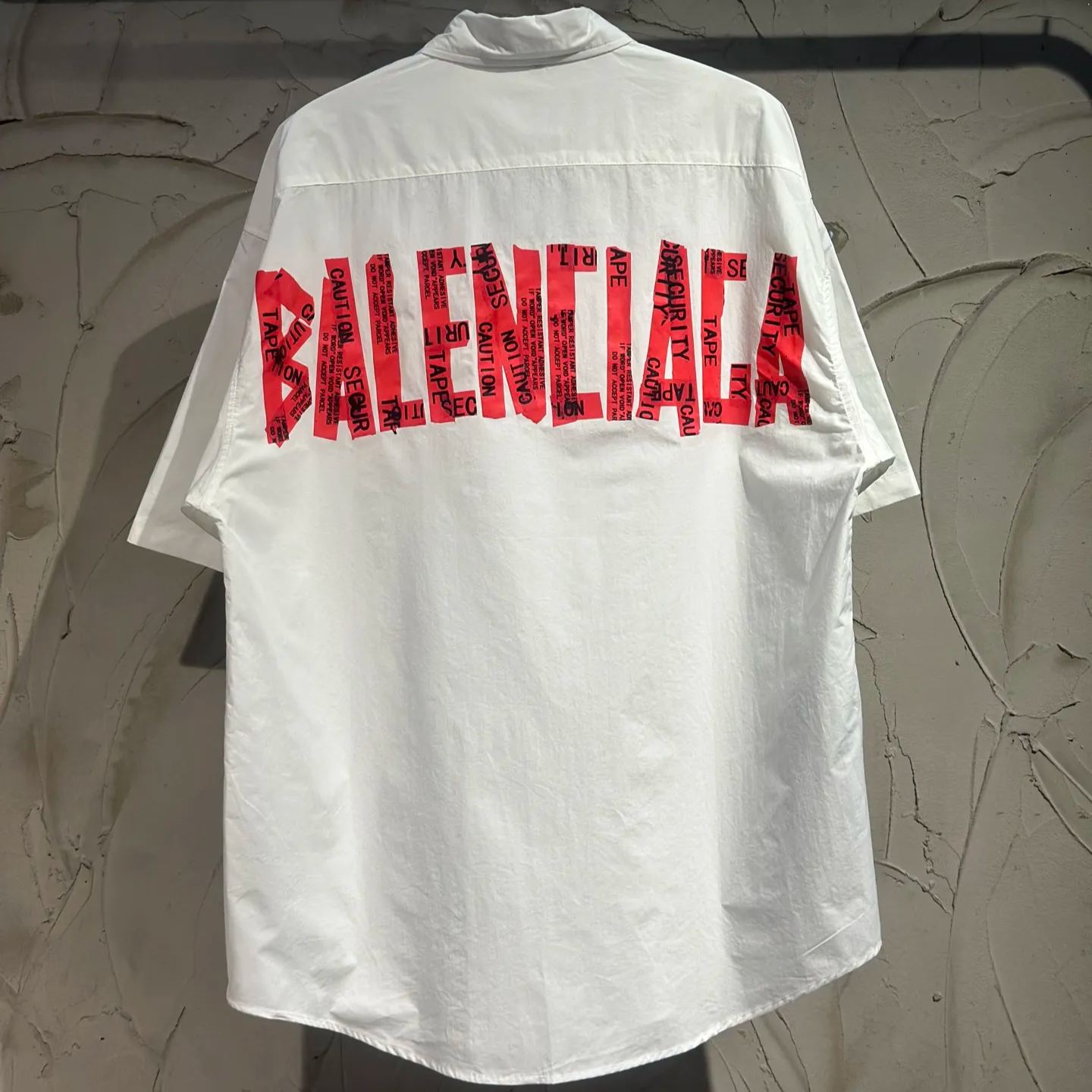 Balenciaga Black Cotton Shirt With Logo（830981TRM281000）