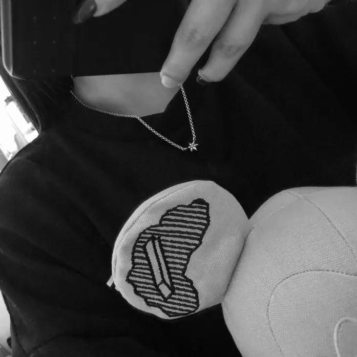 Chrome hearts six-pointed star clavicle necklace（CHROME HEARTS 315）