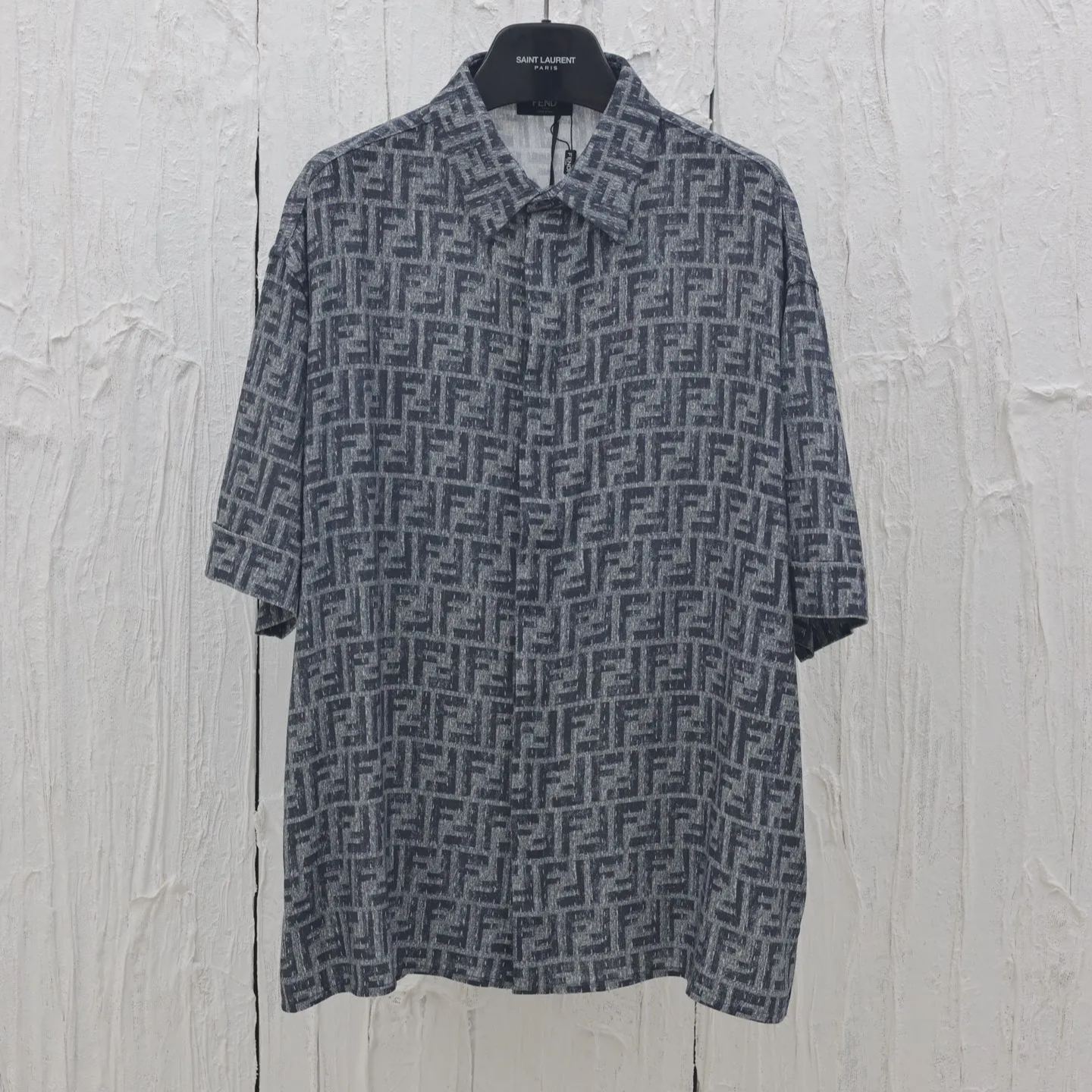 Fendi Denim shirt blue  FF(FS0795AU7NF1RFZ）