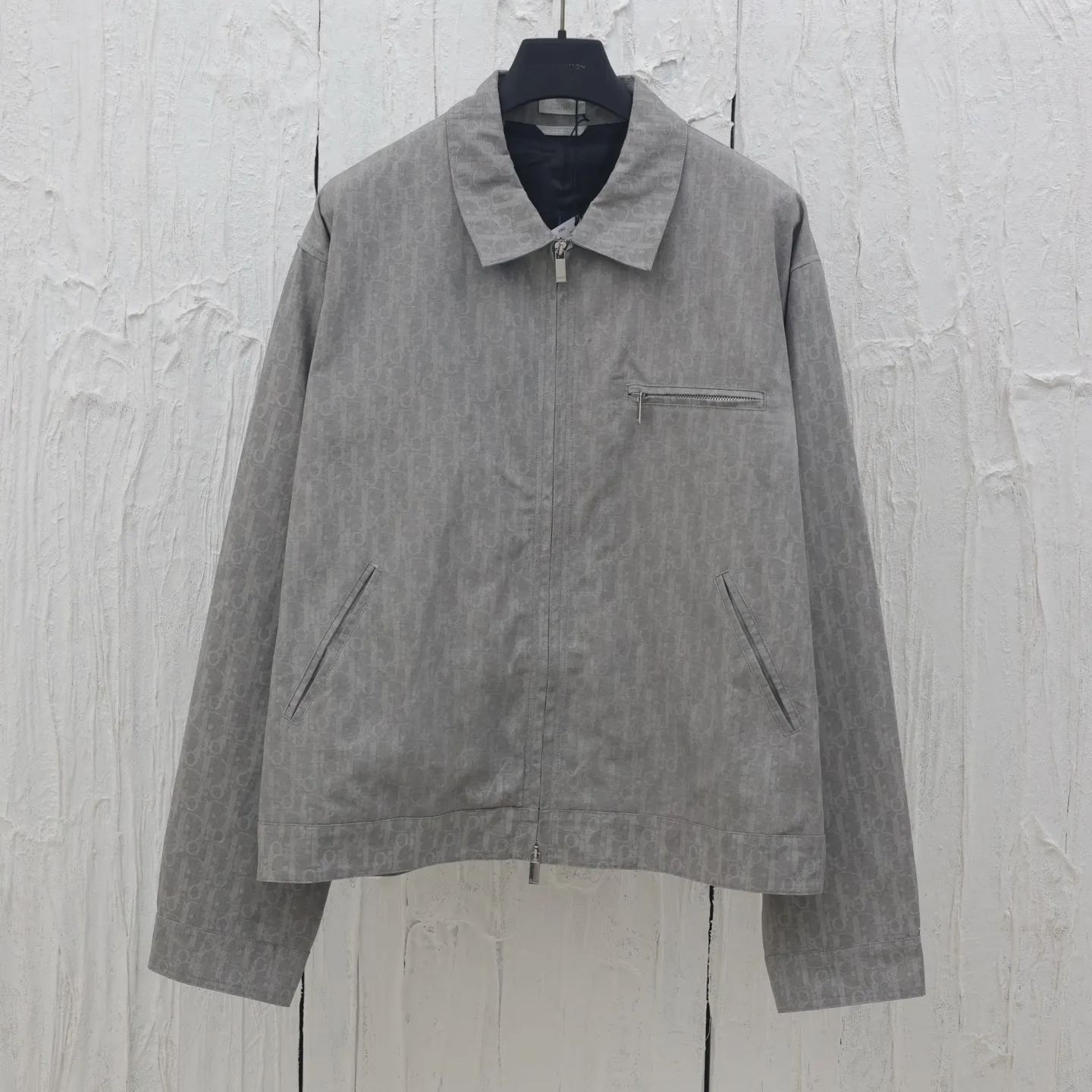 DIOR OBLIQUE Jackets Coats Men's Gray（513D499A3001-C880）