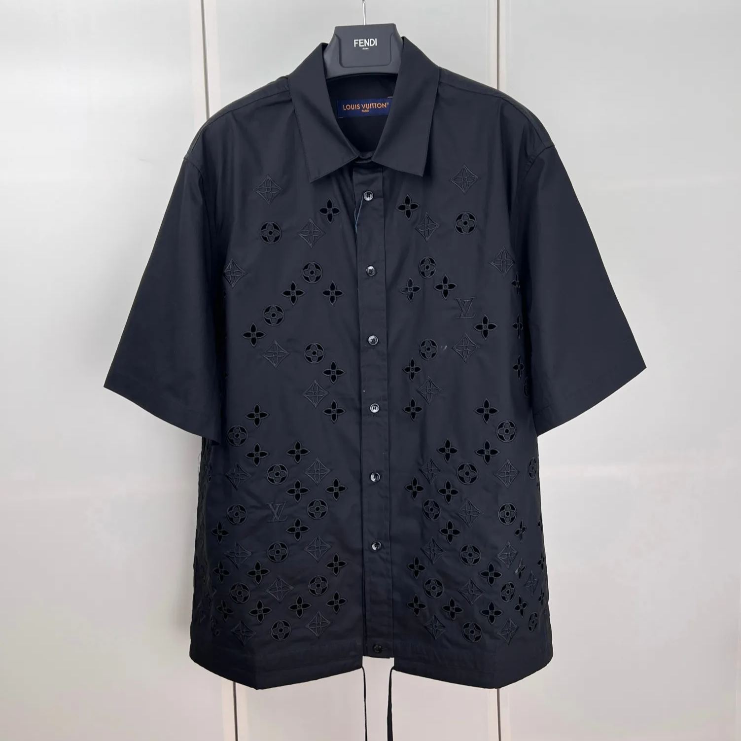 Louis Vuitton Men's Monogram Flowers Embroidered Short