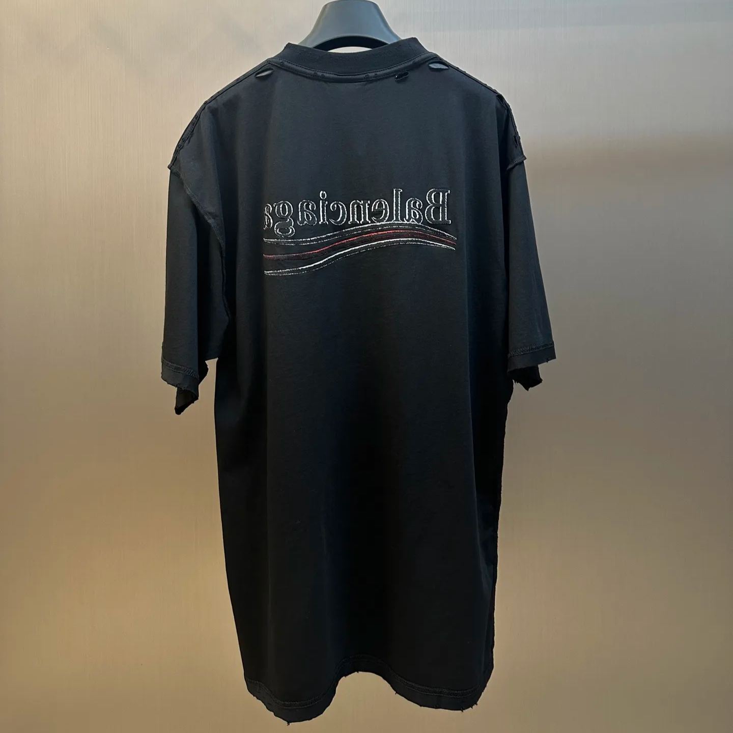 BALENCIAGA INSIDE OUT LARGE FIT T-SHIRT（830247TSVF39668）