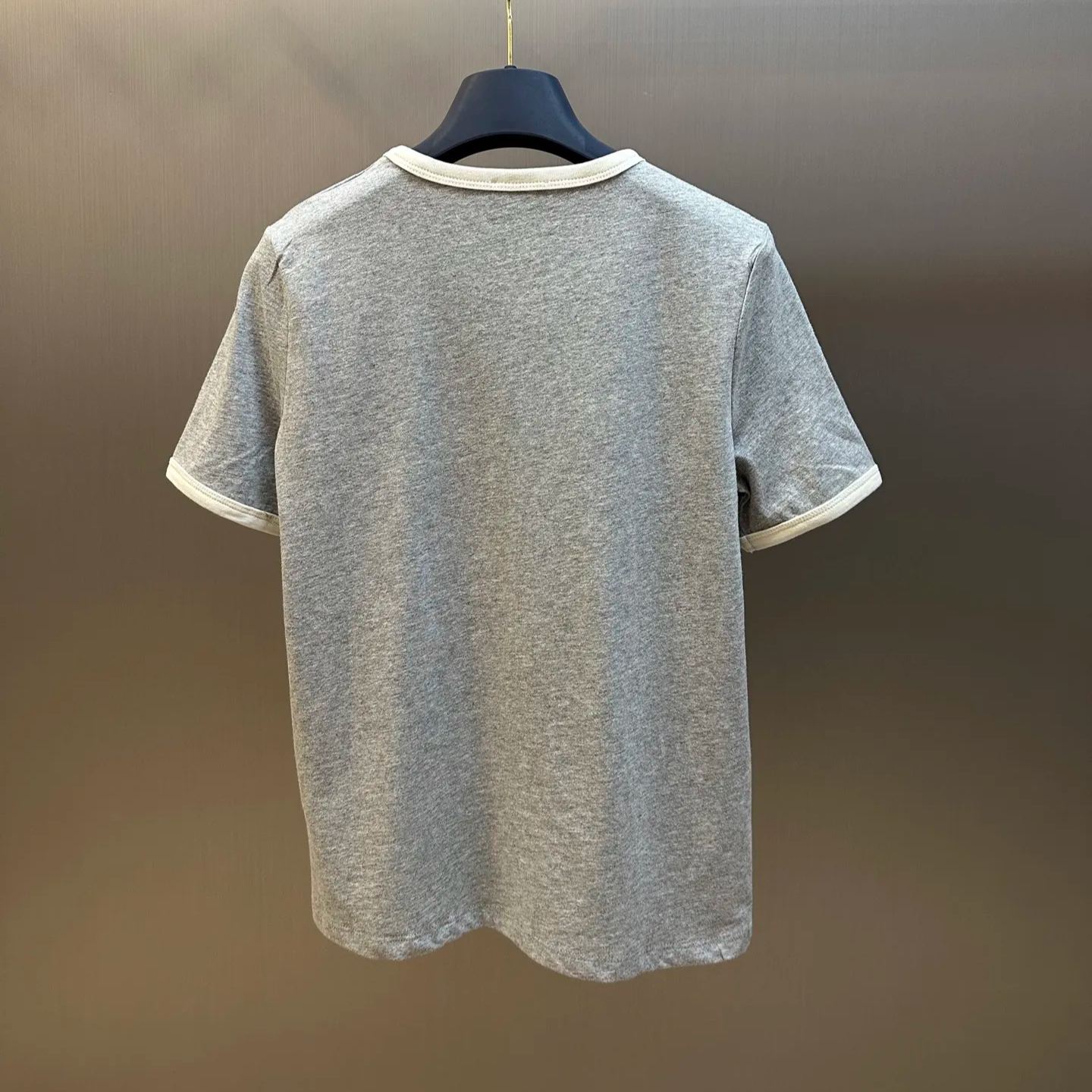 CELINE ANCHOR COTTON JERSEY 70S T-SHIRT (RX07I507Z-01MA）