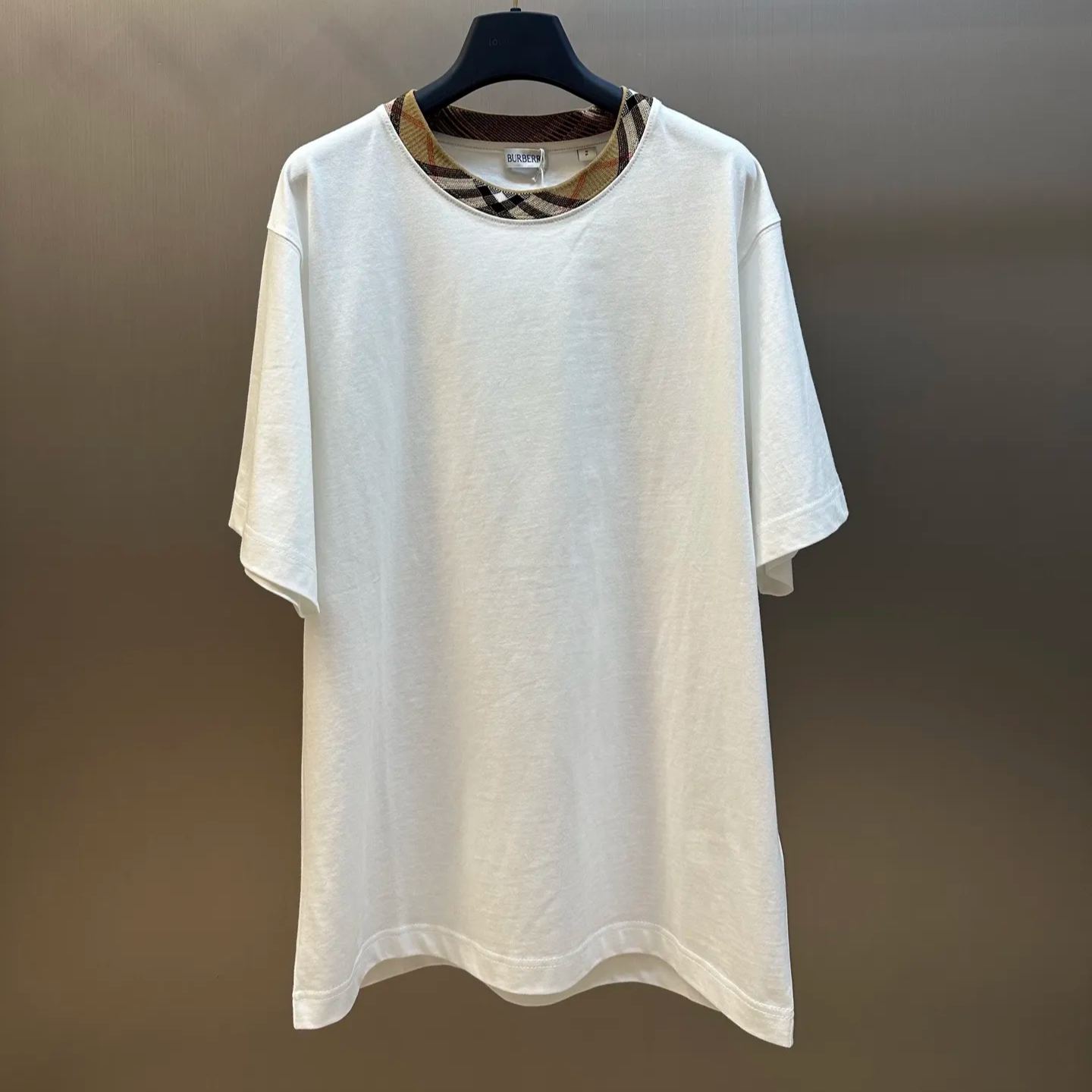 Burberry Check Trim Cotton T-shirt（81101001）