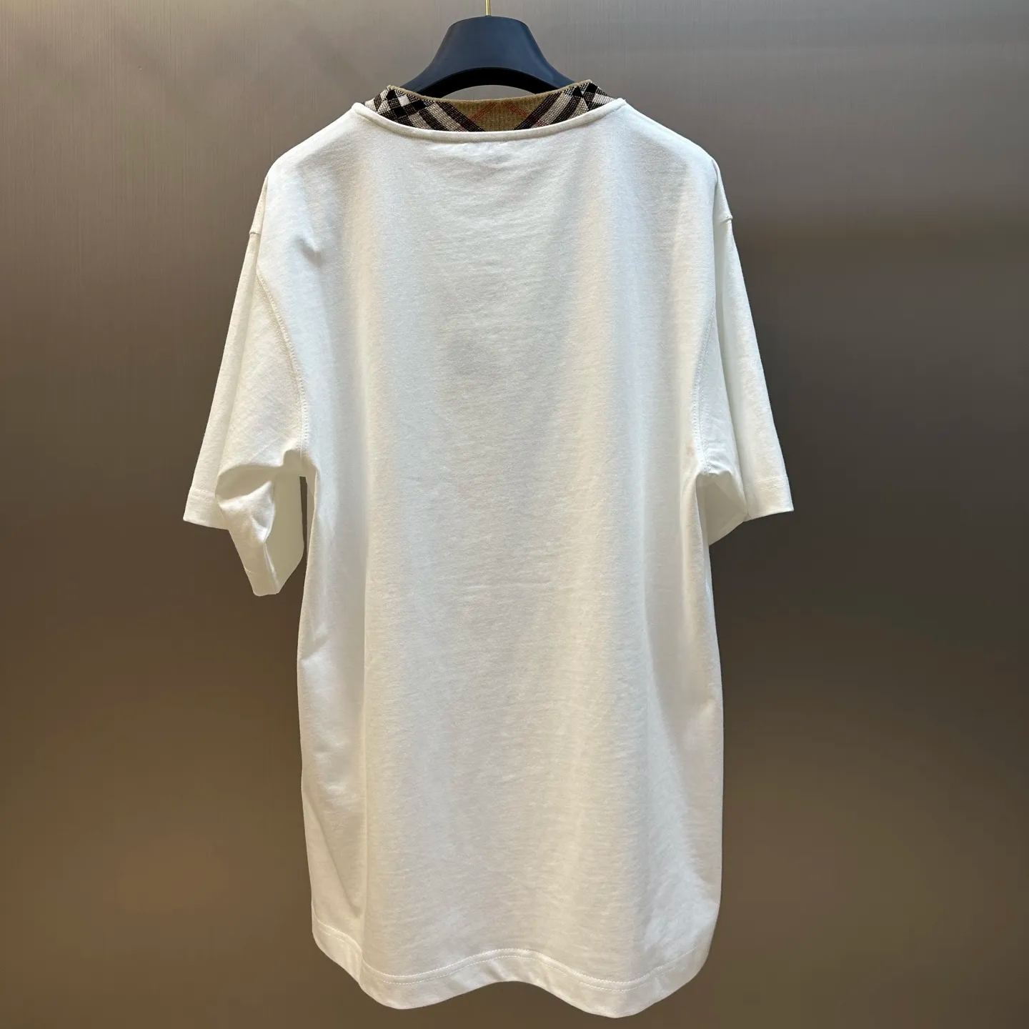 Burberry Check Trim Cotton T-shirt（81101001）