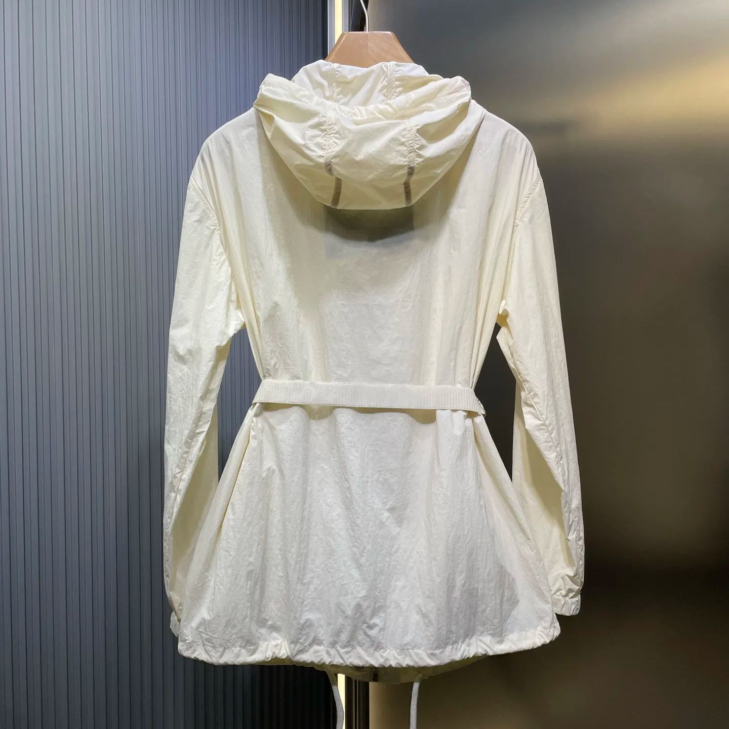 PRADA Ivory Technical Pongé Blouson Jacket（292255-16NA-白色-S-OOO）