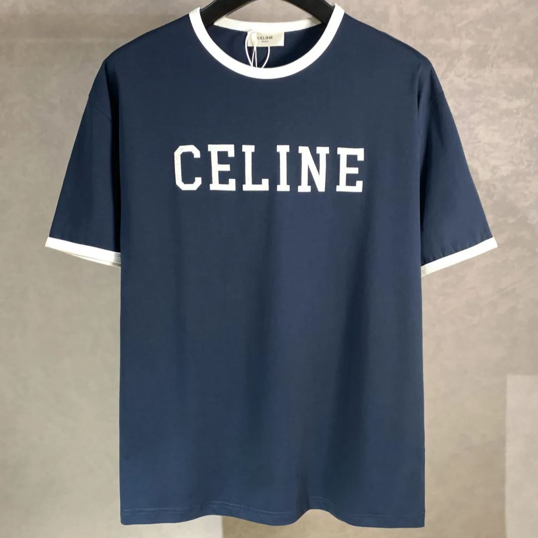 CELINE cotton jersey regular fit T-shirt (RX02R507Z-FYW4）