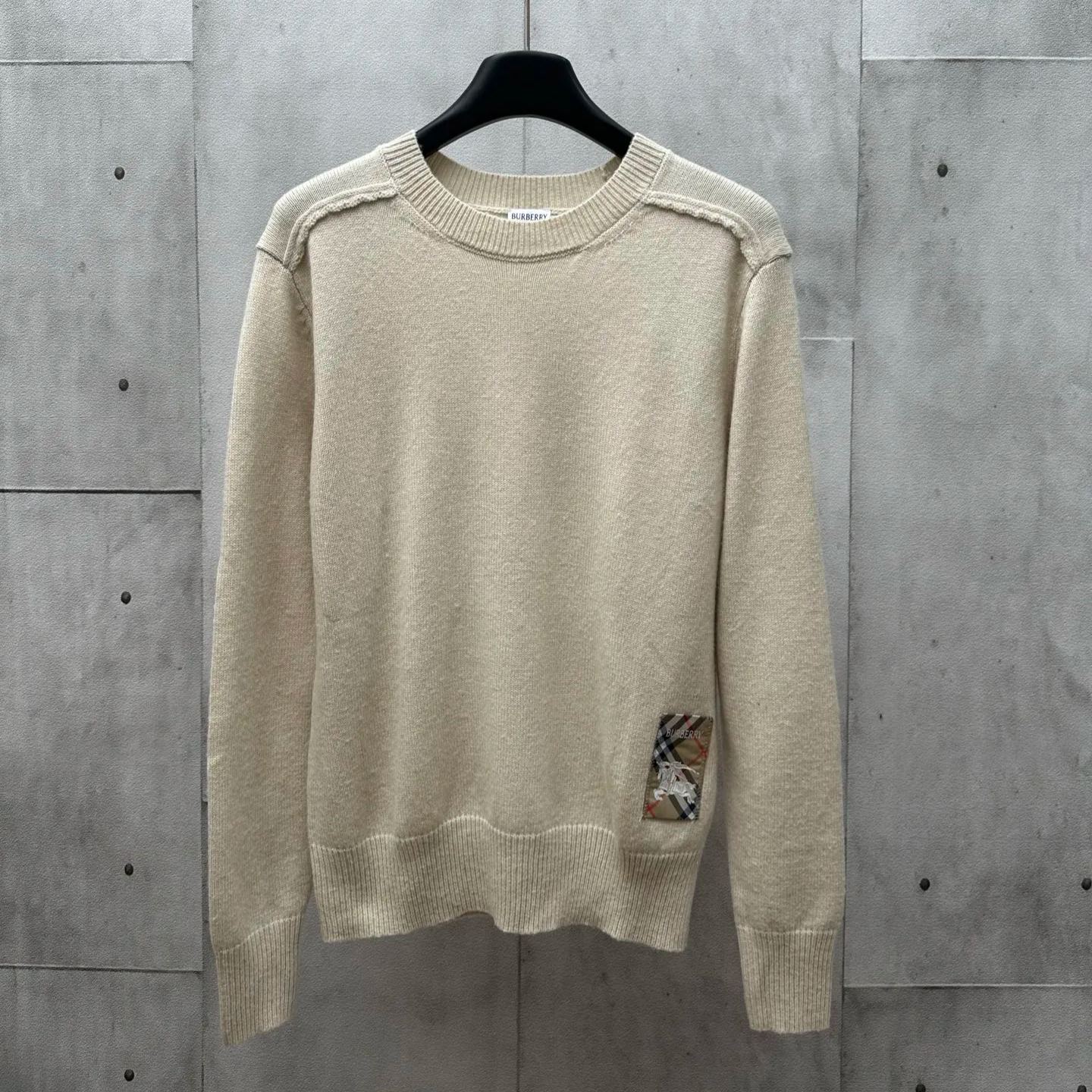 Burberry Check Label Wool Sweater（81031921）