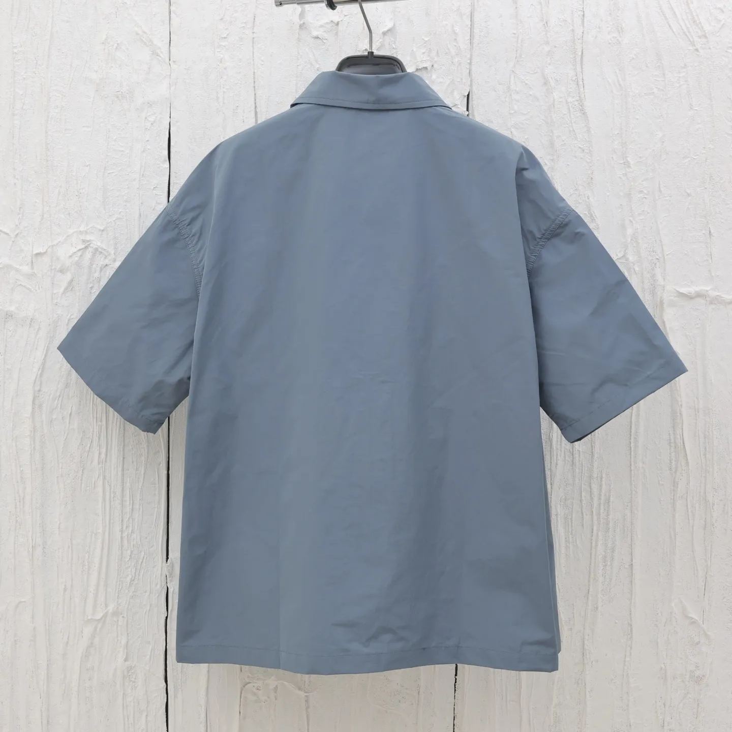 PRADA Technical cotton short-sleeved shirt (SC781-1480-F0F24-S-OOO）