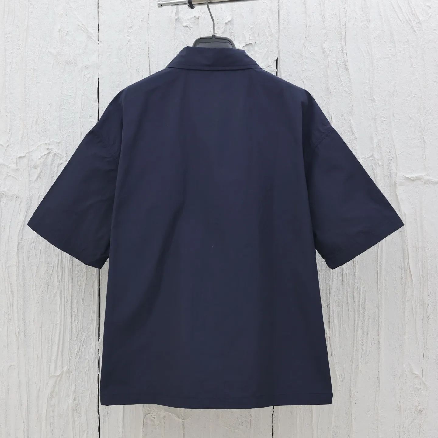 PRADA Technical cotton short-sleeved shirt (SC781-1480-F0F24-S-OOO）