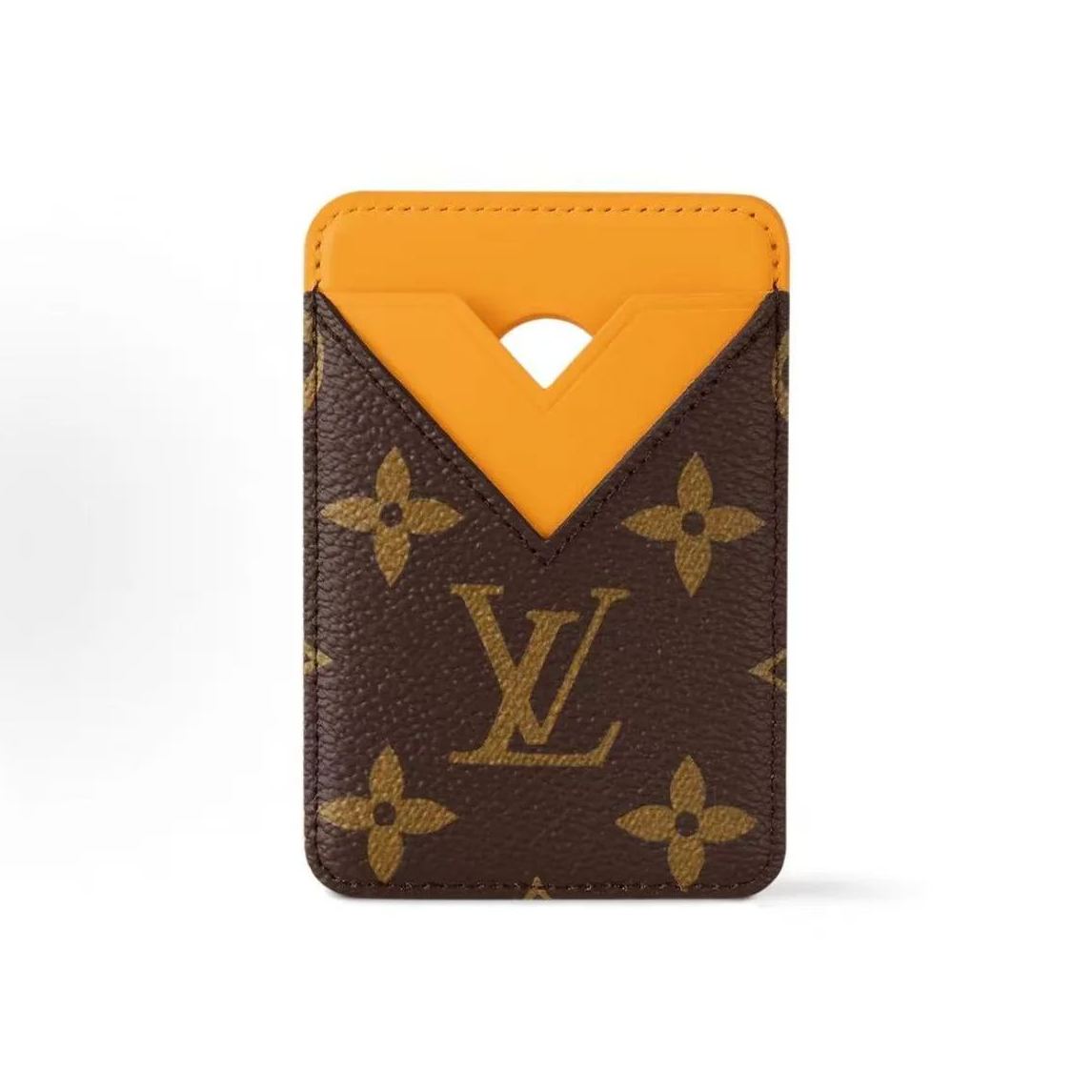 Louis Vuitton Porte-Cartes Magnet Monogram Macassar Canvas（M13185）