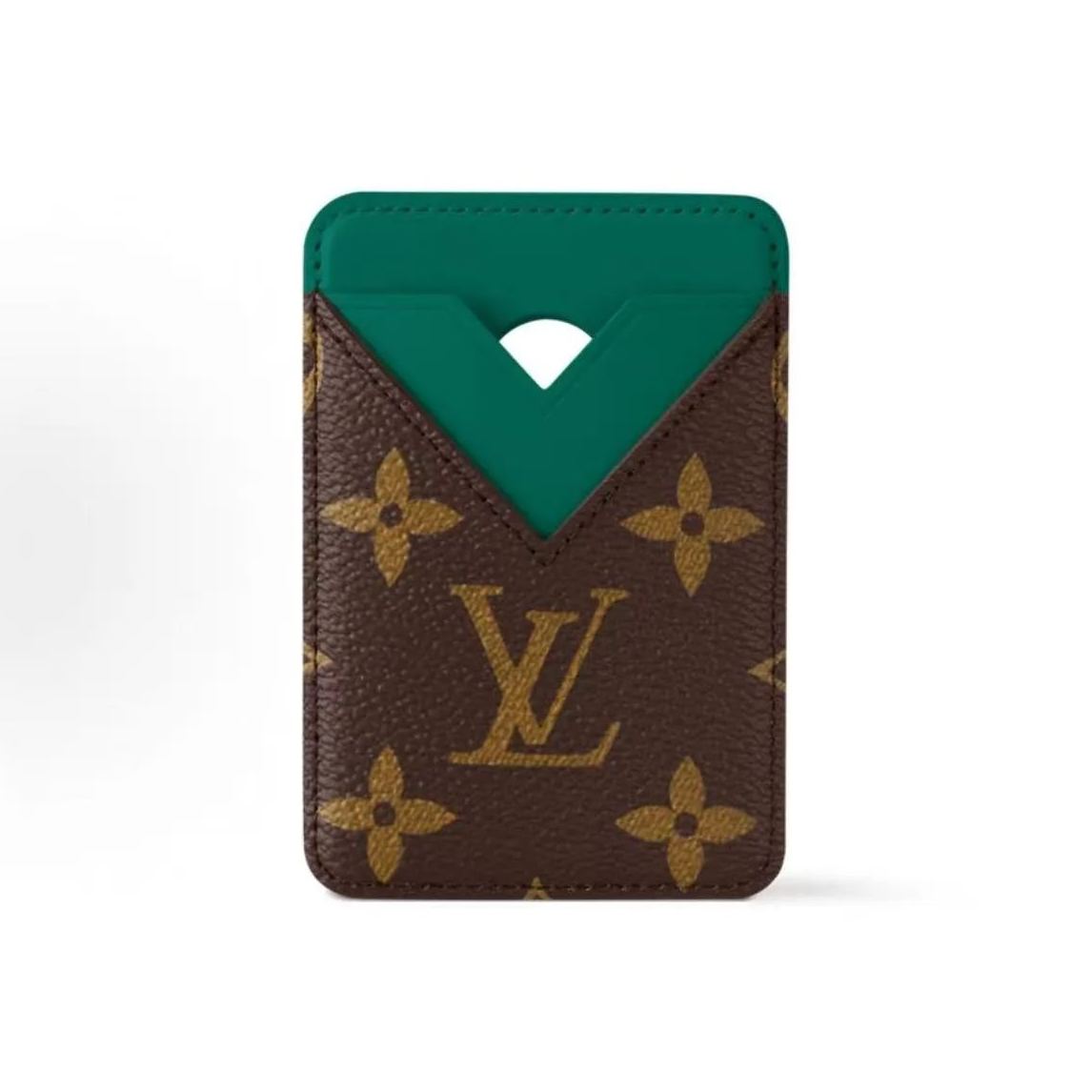 Louis Vuitton Porte-Cartes Magnet Monogram Macassar Canvas（M13185）