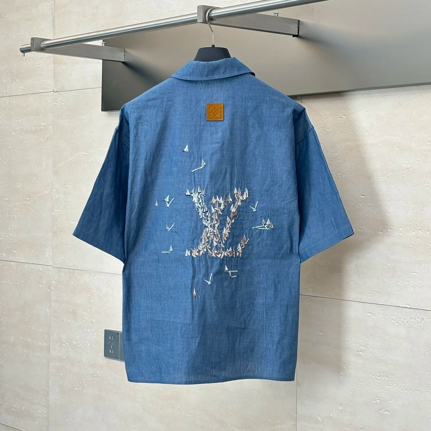 Louis Vuitton Embroidered Short Sleeve Yacht Shirt（1AHVW0）