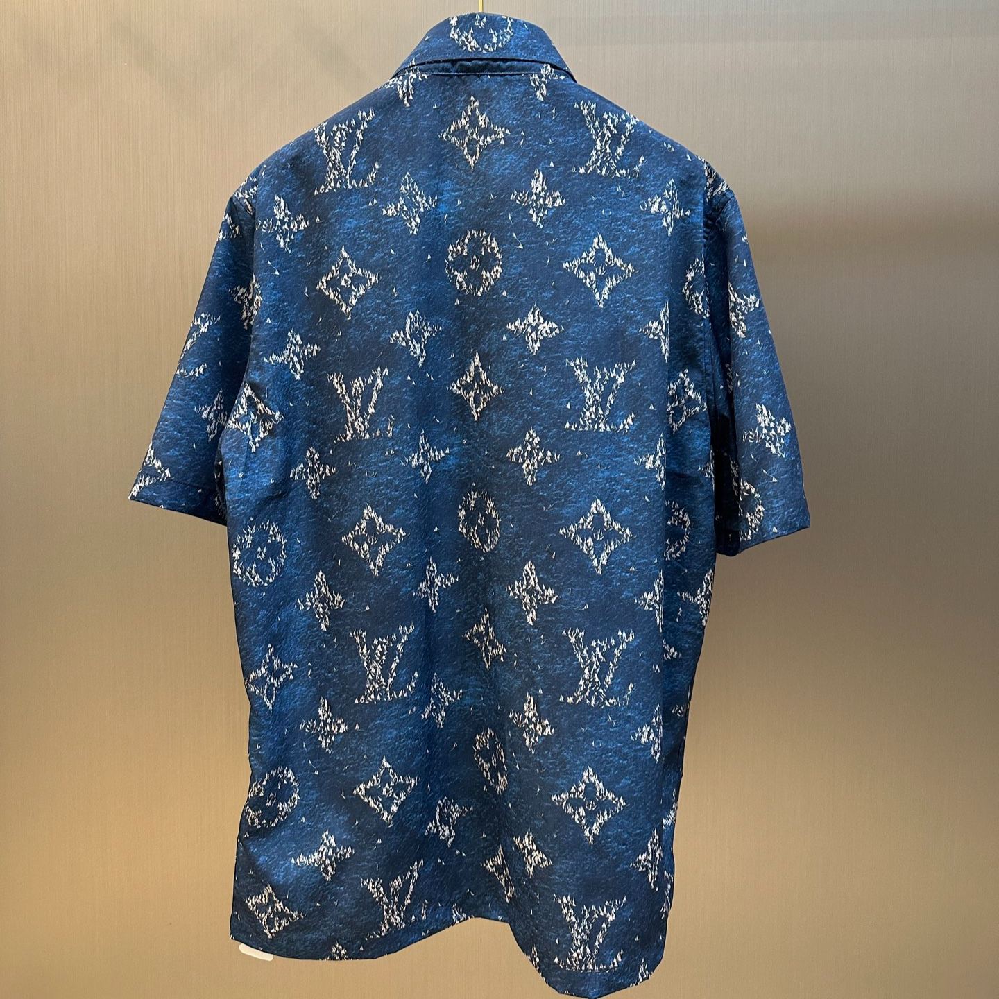 Louis Vuitton Monogram Print Short Sleeve Shirt（1AHVU1）