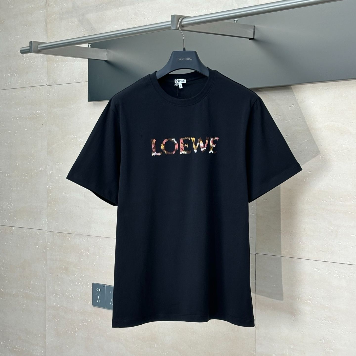 LOEWE Relaxed fit T-shirt in cotton Black（H526Y22XCM-1100）