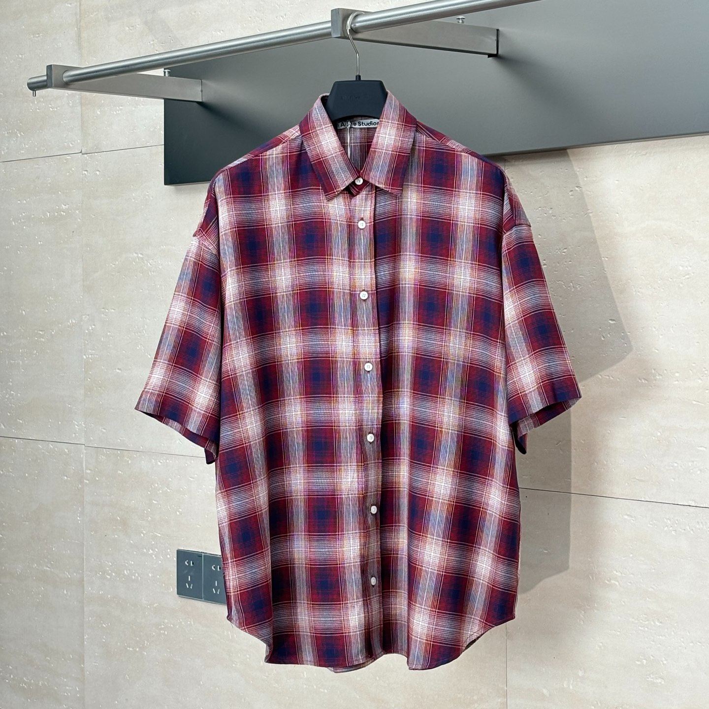 Acne Studios Oversized shirt (CB0116-ALU）