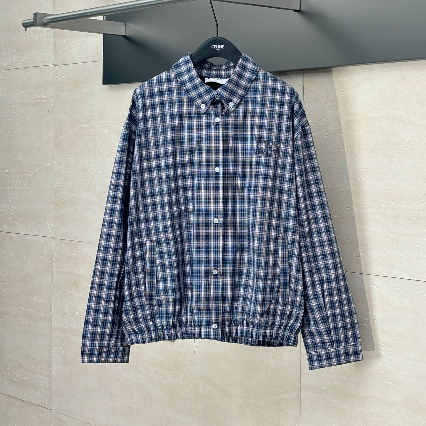 MiuMiu Check pattern overshirt jacket（ML1263-17LX-F0Q0U-S-OOO）