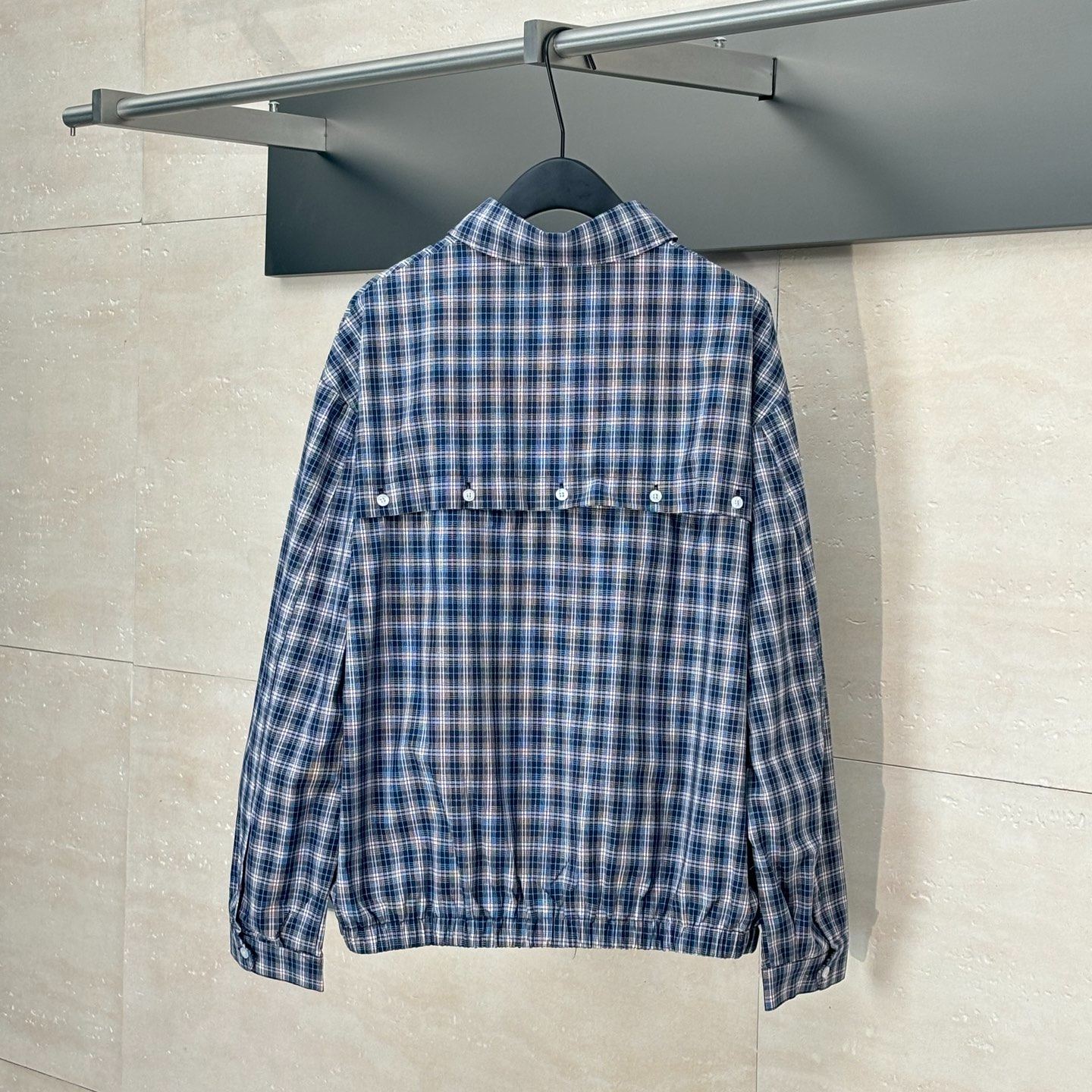 MiuMiu Check pattern overshirt jacket（ML1263-17LX-F0Q0U-S-OOO）