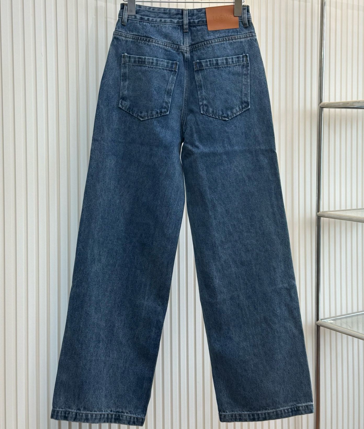 LOEWE Cotton anagram baggy jeans (H526Y11WA6-5475）