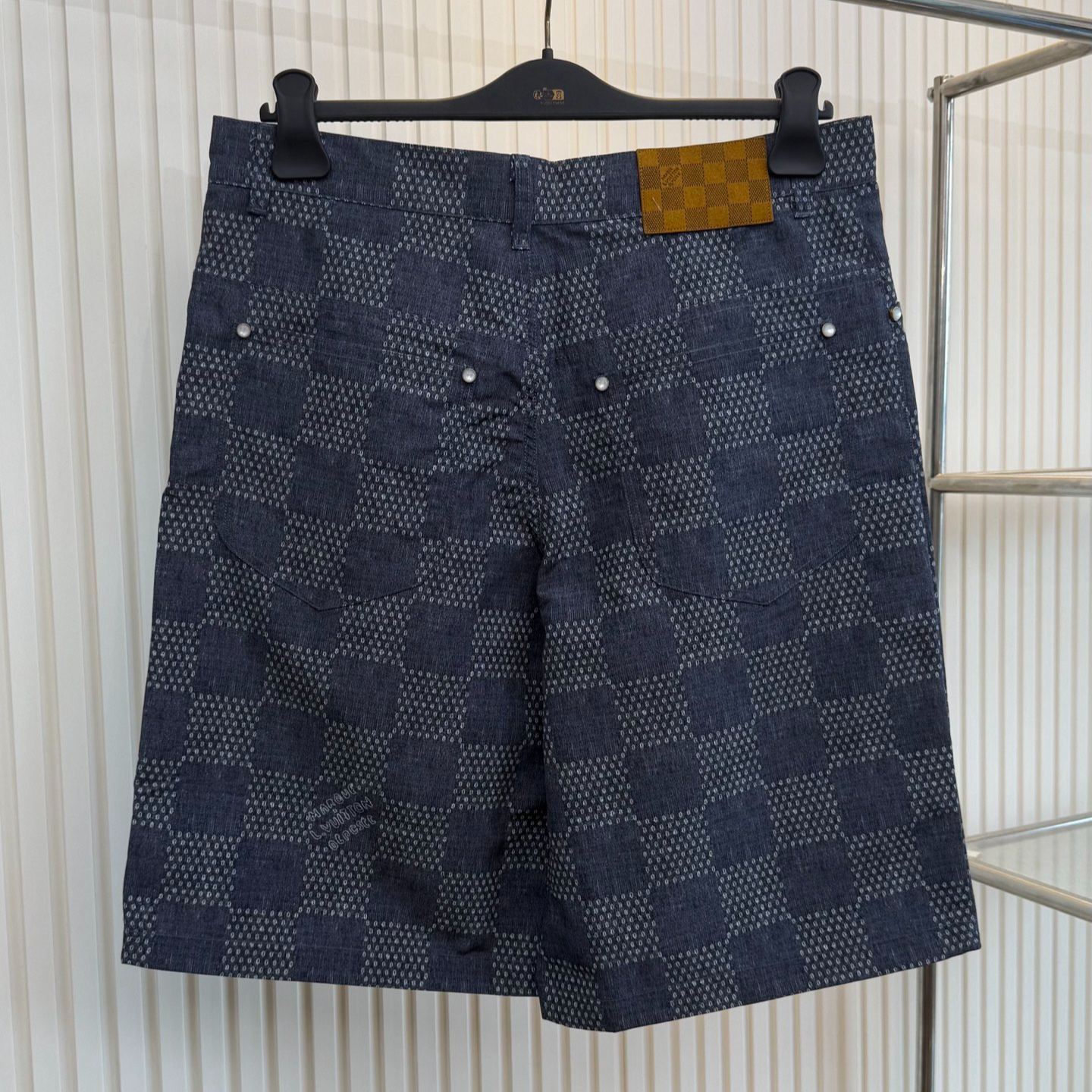 Louis Vuitton Damier Chambray Denim Shorts（1AFXA4）