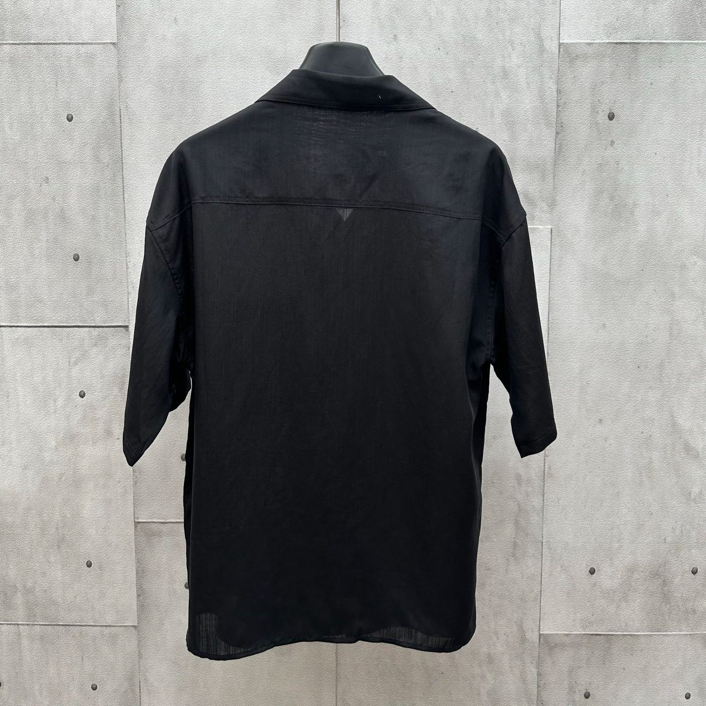 Loewe short sleeve shirt in rayon and linen（H616Y05X73-1100）