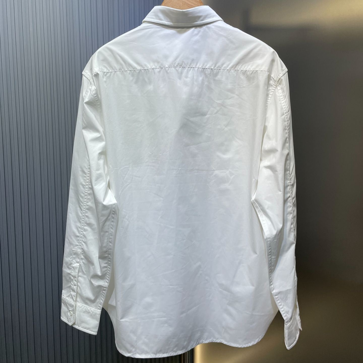 LOEWE Anagram embroidered buttoned shirt（H526Y05WDX）
