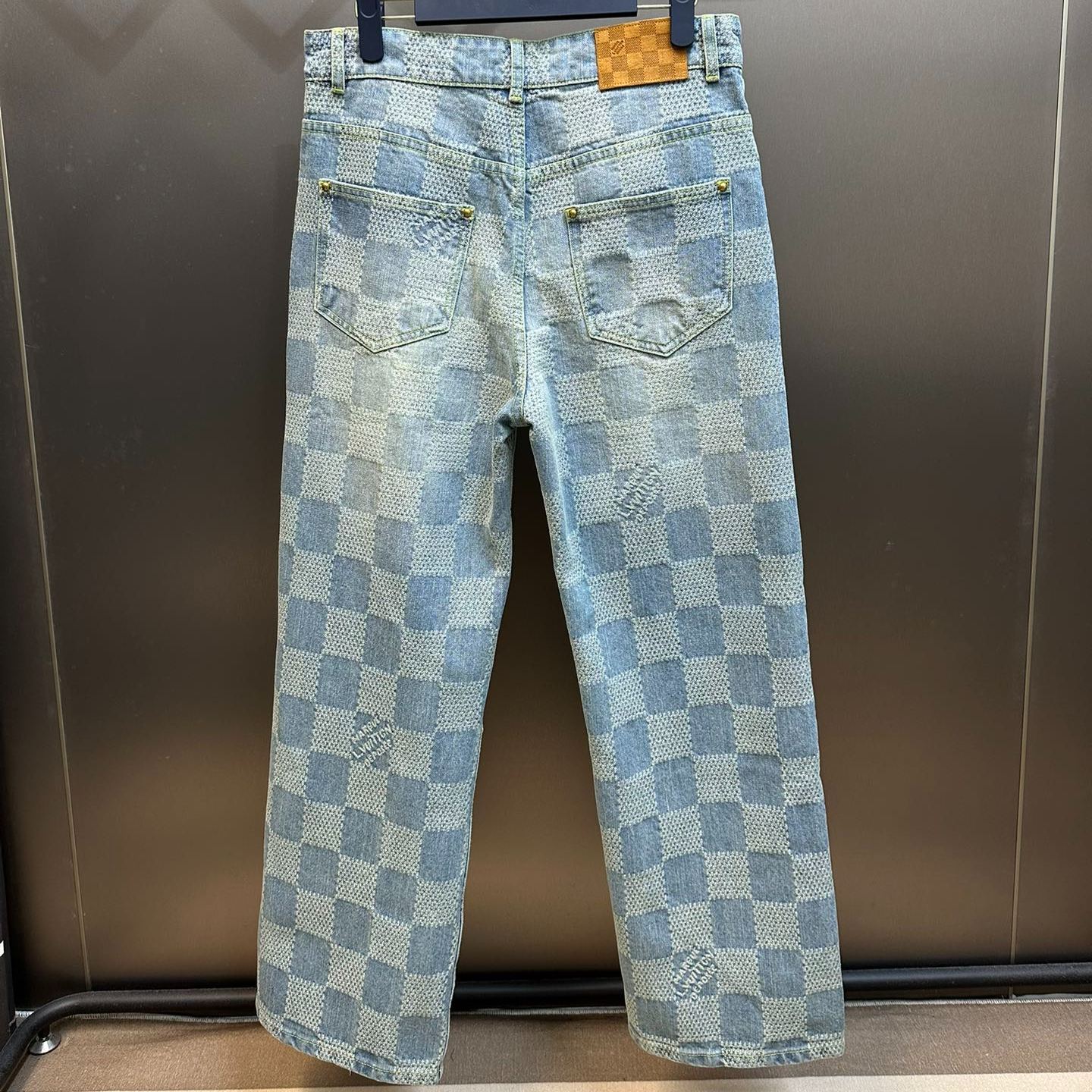 Louis Vuitton Damier denim skate pants（1AHCOD）