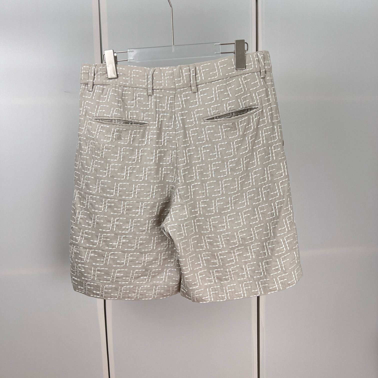 FENDI Bermudas Linen Beige（FB0821AU6YF0B9Y）