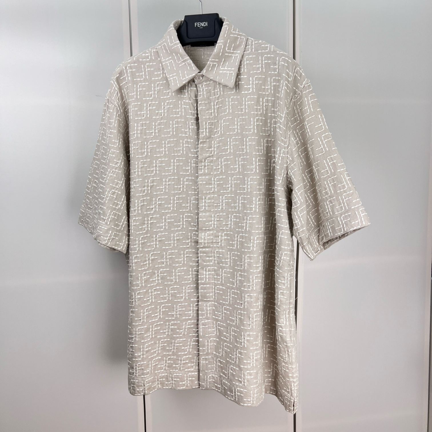 FENDI Shirt Linen Beige（FS1317AU6YF0B9Y）