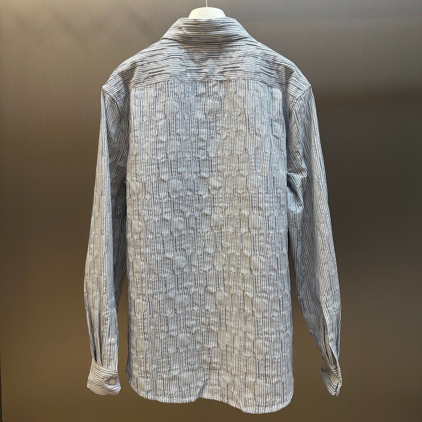 Loewe Striped Long-Sleeve Shirt 'Blue/White (H616Y05X69-5102）