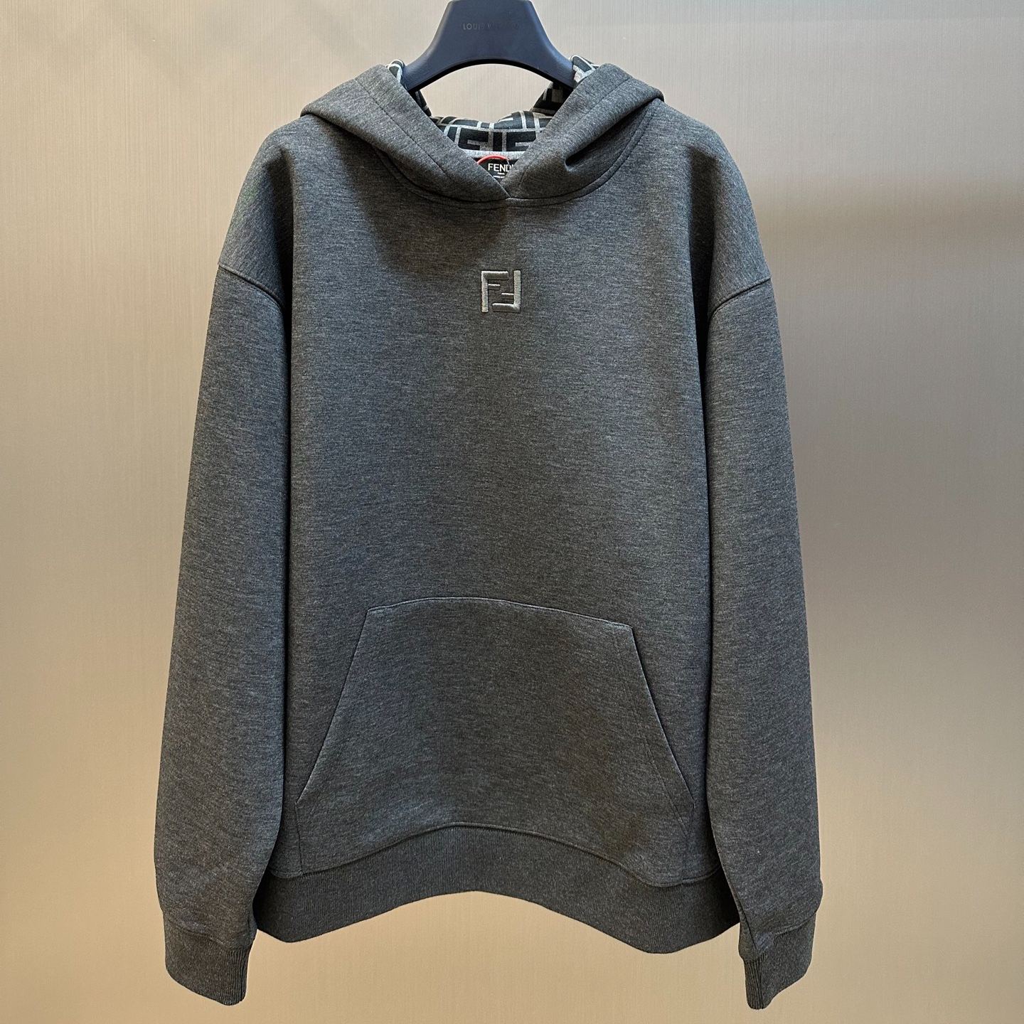 FENDI Men's Cotton Sweatshirt "Gray" (FY1143ATL9F0QZ0）