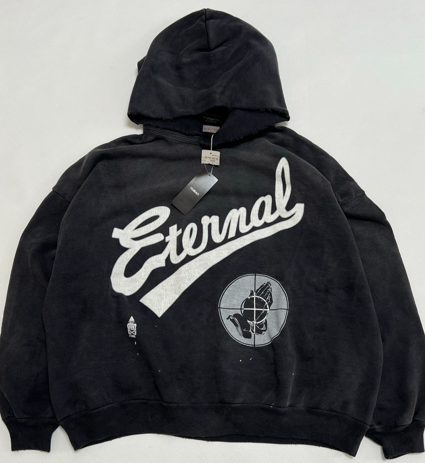 SAINT Mxxxxxx × FEAR OF GOD HOODIE  (SM-HR8-0000-C03）